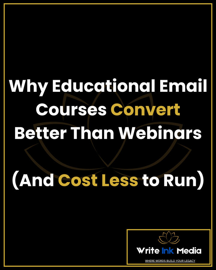 Why Educational Email Courses Convert Better Than Webinars Why Educational Email Courses Convert Better Than Webinars